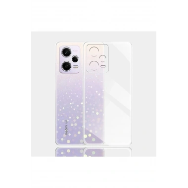 Mey İthalat®   Redmi Note 12 5G Kılıf Lüx Şeffaf Silikon
