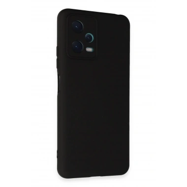 Mey İthalat®   Redmi Note 12 5G Kılıf Nano içi Kadife Silikon - Siyah