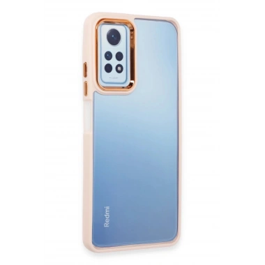 Mey İthalat® Redmi Note 12 Pro 4G Kılıf Dora Kapak - Pudra