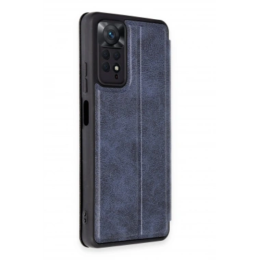 Mey İthalat® Redmi Note 12 Pro 4G Kılıf Flip Cover - Lacivert