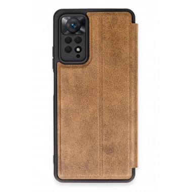 Mey İthalat® Redmi Note 12 Pro 4G Kılıf Flip Cover - Taba