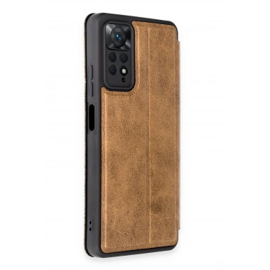 Mey İthalat® Redmi Note 12 Pro 4G Kılıf Flip Cover - Taba