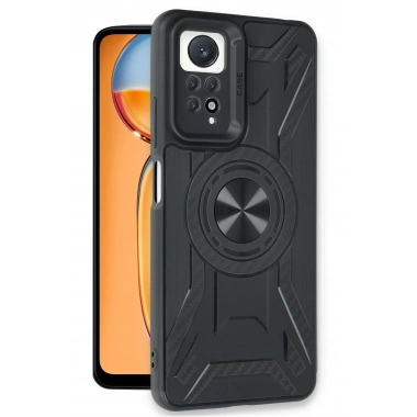 Mey İthalat®   Redmi Note 12 Pro 4G Kılıf Lincoln Silikon - Siyah
