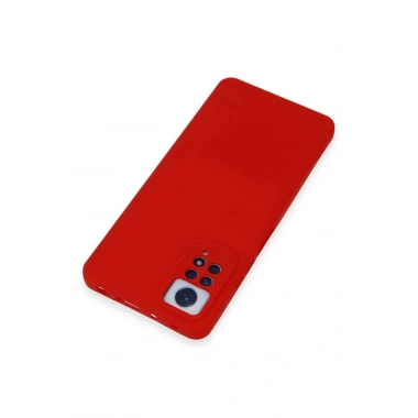 Mey İthalat®   Redmi Note 12 Pro 4G Kılıf Nano içi Kadife Silikon - Kırmızı