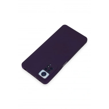 Mey İthalat®   Redmi Note 12 Pro 4G Kılıf Nano içi Kadife Silikon - Mor