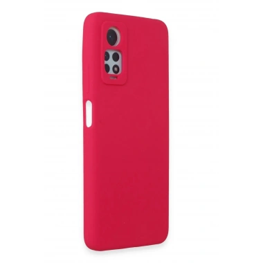 Mey İthalat®   Redmi Note 12 Pro 4G Kılıf Nano içi Kadife Silikon - Pembe