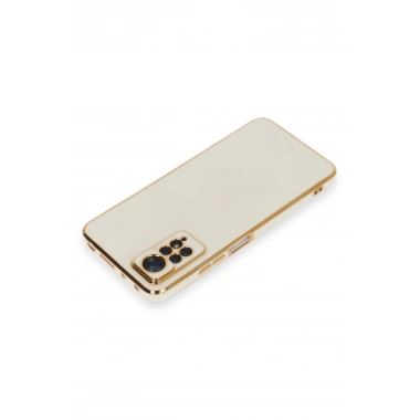 Mey İthalat®   Redmi Note 12 Pro 4G Kılıf Volet Silikon - Beyaz
