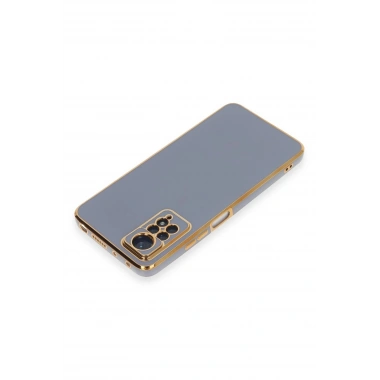 Mey İthalat®   Redmi Note 12 Pro 4G Kılıf Volet Silikon - Mavi