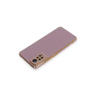 Mey İthalat®   Redmi Note 12 Pro 4G Kılıf Volet Silikon - Mor