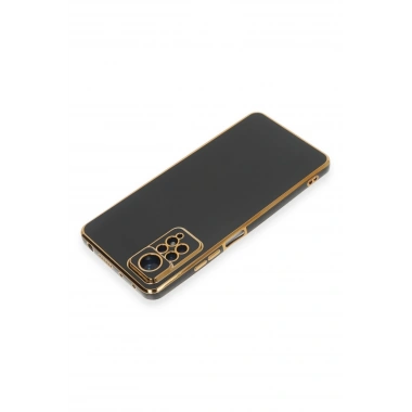 Mey İthalat®   Redmi Note 12 Pro 4G Kılıf Volet Silikon - Siyah