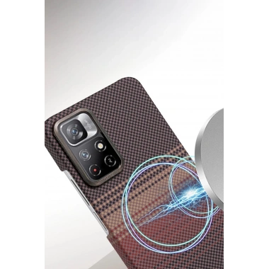 Mey İthalat®   Redmi Note 12 Pro 4G Vega Magsafe Kapak - Çöl Titanyum