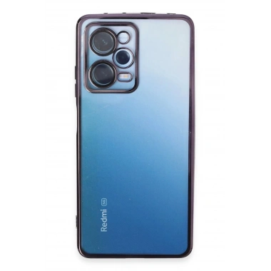 Mey İthalat®   Redmi Note 12 Pro 5G Kılıf  Lensli Silikon - Mor