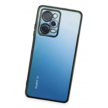 Mey İthalat®   Redmi Note 12 Pro 5G Kılıf  Lensli Silikon - Yeşil