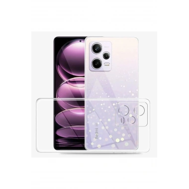 Mey İthalat®   Redmi Note 12 Pro 5G Kılıf Lüx Şeffaf Silikon