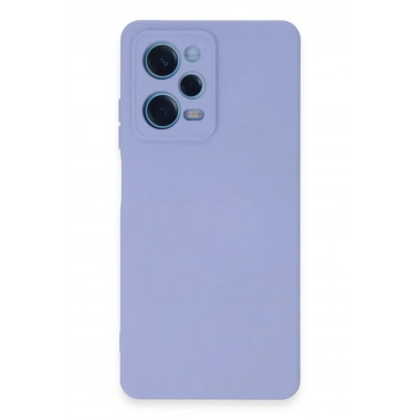 Mey İthalat®   Redmi Note 12 Pro 5G Kılıf Nano içi Kadife Silikon - Lila