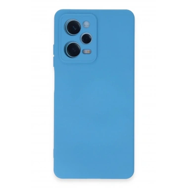 Mey İthalat®   Redmi Note 12 Pro 5G Kılıf Nano içi Kadife Silikon - Mavi