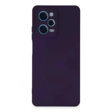 Mey İthalat®   Redmi Note 12 Pro 5G Kılıf Nano içi Kadife Silikon - Mor