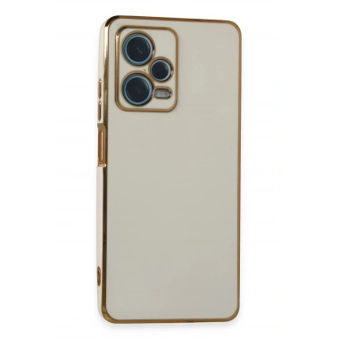 Mey İthalat®   Redmi Note 12 Pro Plus Kılıf Volet Silikon - Beyaz