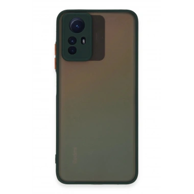 Mey İthalat®   Redmi Note 12S Kılıf Montreal Silikon Kapak - Yeşil