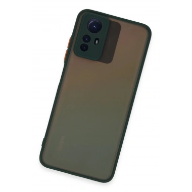 Mey İthalat®   Redmi Note 12S Kılıf Montreal Silikon Kapak - Yeşil