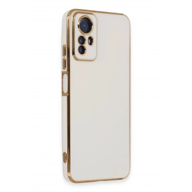 Mey İthalat®   Redmi Note 12S Kılıf Volet Silikon - Beyaz
