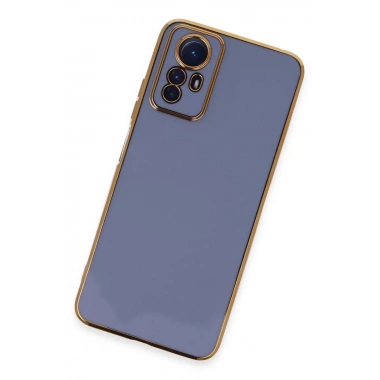 Mey İthalat®   Redmi Note 12S Kılıf Volet Silikon - Mavi