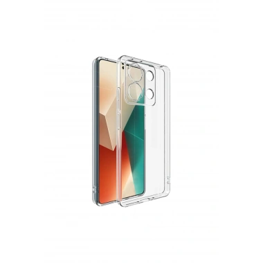 Mey İthalat®   Redmi Note 13 4G Kılıf Lüx Şeffaf Silikon