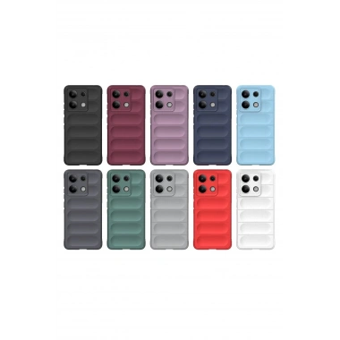 Mey İthalat®   Redmi Note 13 4G Kılıf Optimum Silikon - Krem