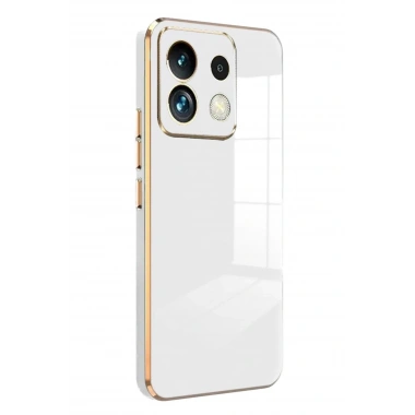 Mey İthalat®   Redmi Note 13 4G Kılıf Volet Silikon - Beyaz