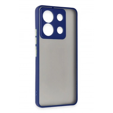 Mey İthalat®   Redmi Note 13 5G Kılıf Montreal Silikon Kapak - Lacivert