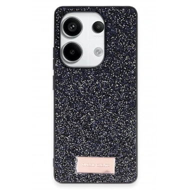 Mey İthalat®   Redmi Note 13 Pro 4G Bright Simli Kapak - Siyah