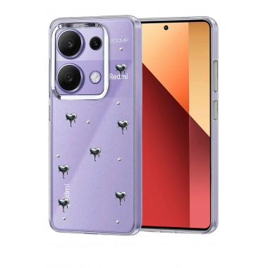 Mey İthalat®   Redmi Note 13 Pro 4G Fiyonk Desenli Kapak - Desen 3