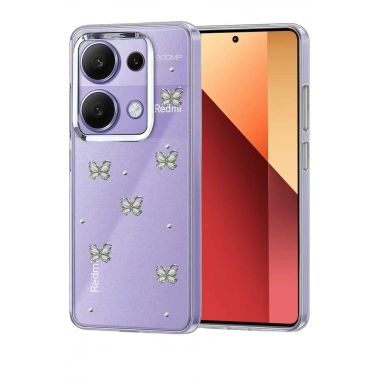 Mey İthalat®   Redmi Note 13 Pro 4G Fiyonk Desenli Kapak - Desen 9