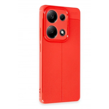 Mey İthalat®   Redmi Note 13 Pro 4G Kılıf Auto Focus Kapak - Kırmızı