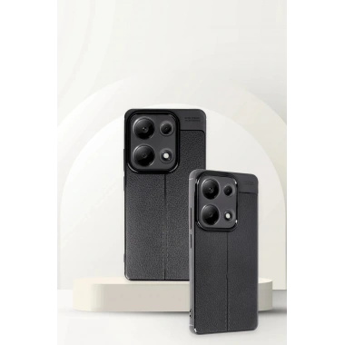 Mey İthalat®   Redmi Note 13 Pro 4G Kılıf Auto Focus Kapak - Kırmızı