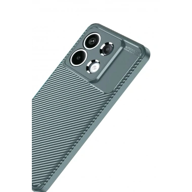 Mey İthalat®   Redmi Note 13 Pro 4G Kılıf Auto Focus Karbon Kapak - Gri