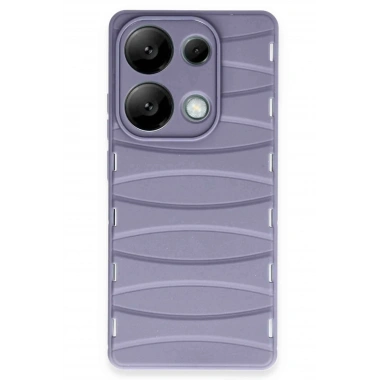 Mey İthalat® Redmi Note 13 Pro 4G Kılıf Bibercas Silikon Kapak - Lila