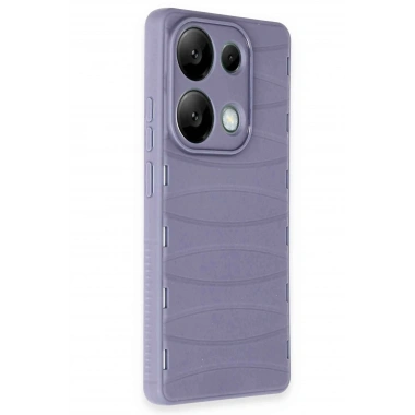 Mey İthalat® Redmi Note 13 Pro 4G Kılıf Bibercas Silikon Kapak - Lila