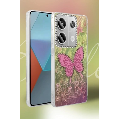 Mey İthalat® Redmi Note 13 Pro 4G Kılıf Blade Aynalı Desenli Kapak - Desen 2