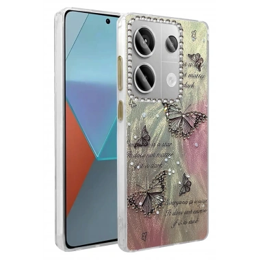 Mey İthalat® Redmi Note 13 Pro 4G Kılıf Blade Aynalı Desenli Kapak - Desen 6