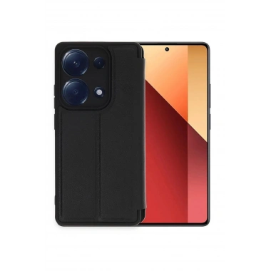 Mey İthalat® Redmi Note 13 Pro 4G Kılıf Flip Cover - Siyah