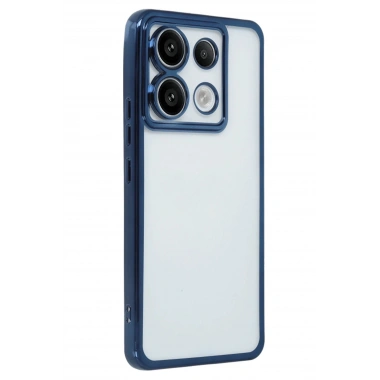 Mey İthalat®   Redmi Note 13 Pro 4G Kılıf  Lensli Silikon - Lacivert