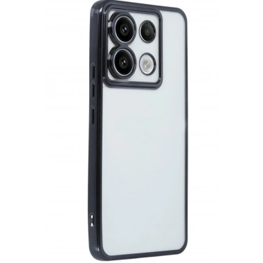 Mey İthalat®   Redmi Note 13 Pro 4G Kılıf  Lensli Silikon - Siyah