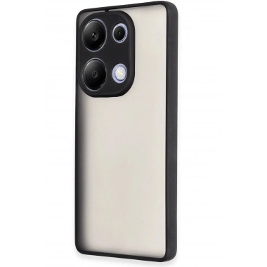 Mey İthalat®   Redmi Note 13 Pro 4G Kılıf Montreal Silikon Kapak - Siyah