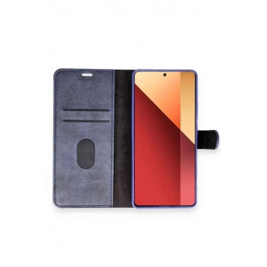 Mey İthalat®   Redmi Note 13 Pro 4G Kılıf Trend S Plus Kapaklı Kılıf - Taba