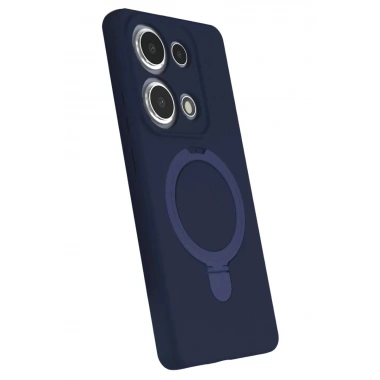 Mey İthalat®   Redmi Note 13 Pro 4G Regal Magsafe Standlı Kapak - Lacivert