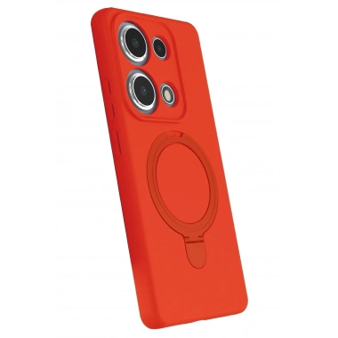 Mey İthalat®   Redmi Note 13 Pro 4G Regal Magsafe Standlı Kapak - Turuncu