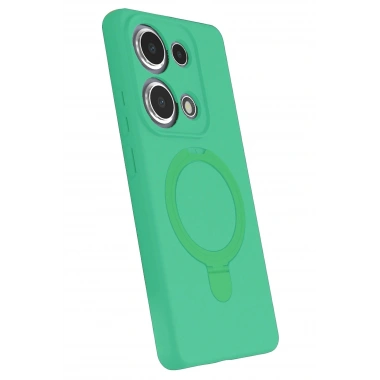 Mey İthalat®   Redmi Note 13 Pro 4G Regal Magsafe Standlı Kapak - Yeşil