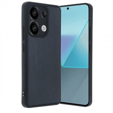 Mey İthalat®   Redmi Note 13 Pro 5G Kılıf Aras Deri Kapak - Lacivert
