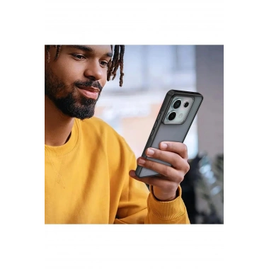 Mey İthalat® Redmi Note 13 Pro 5G Kılıf Elegant Kapak - Siyah